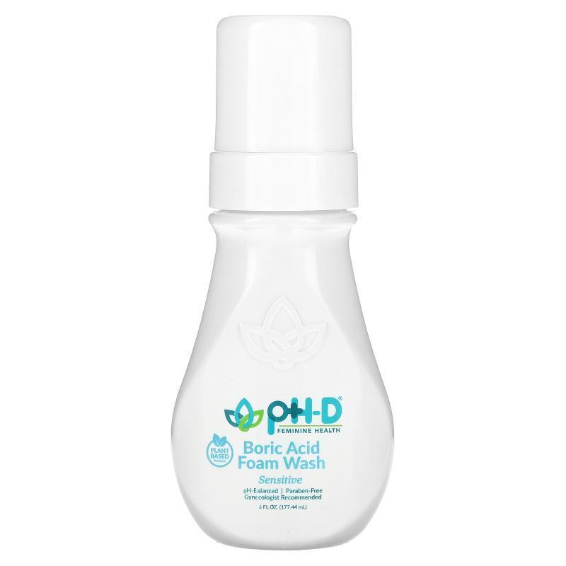pH-D Feminine Health,Boric Acid Foam Wash, Honey Lavender ,