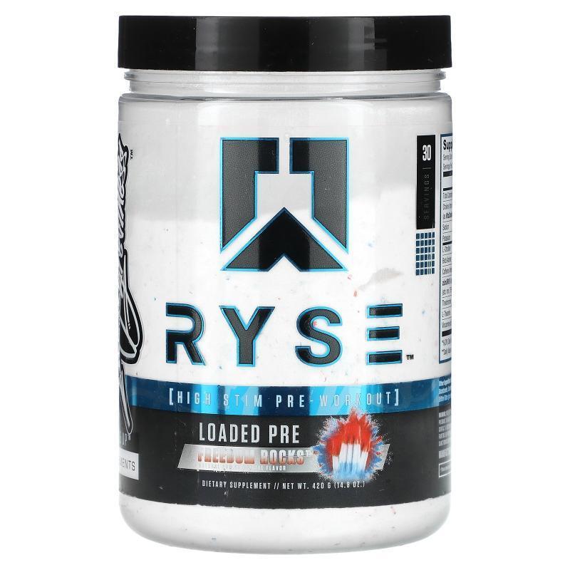Ryse Supps,Loaded Pre,Freedom Rocks,14.8 盎司(420 克)