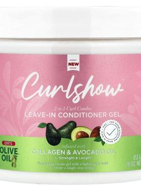 ORS,CurlShow™, 2-N-1 Curl Combo, Leave-In Conditioner Gel ,