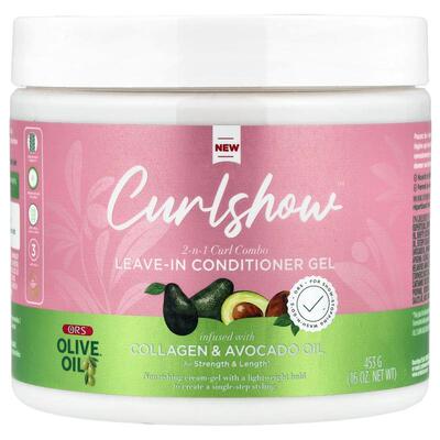 ORS,CurlShow™, 2-N-1 Curl Combo, Leave-In Conditioner Gel ,