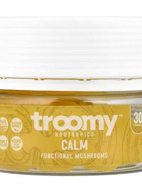 Troomy Nootropics,Calm, Functional Mushrooms Gummies, Pineap