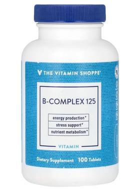 The Vitamin Shoppe,B-Complex 125, 100 Tablets