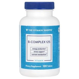 The Vitamin Shoppe,B-Complex 125, 100 Tablets