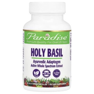 Paradise Herbs,圣罗勒，60 粒素食胶囊