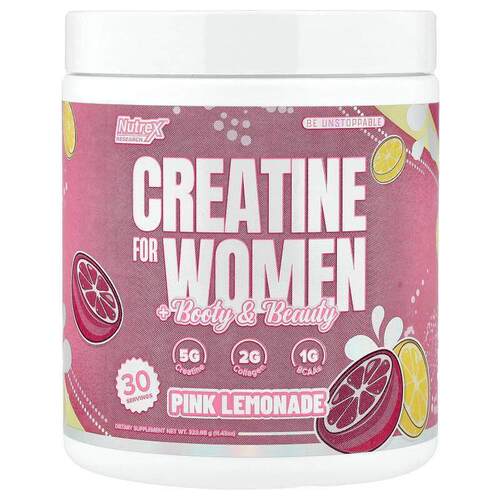 炽天使,Creatine for Women + Booty &amp; Beauty, Pink Lem