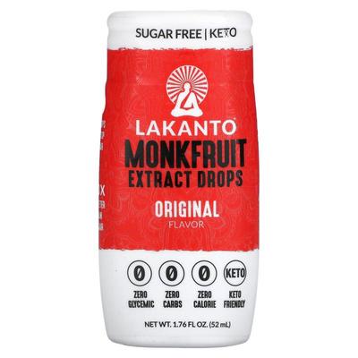 Lakanto,Monkfruit Extract Drops, Vanilla, 1.76 fl oz (52 ml)