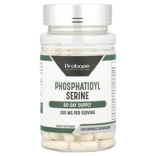 Probase Nutrition,磷脂酰丝氨酸，300 毫克，120 粒胶囊（每粒胶