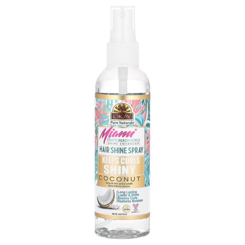 Okay Pure Naturals,Miami South Beach Curls, Shine Enhancer,