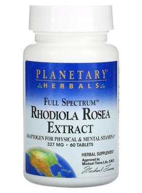 Planetary Herbals,全谱扫罗玛布尔提取物，327毫克，60片