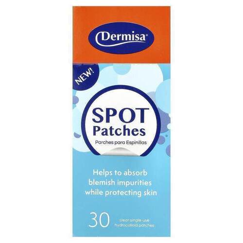 Dermisa,Spot Patches, For All Skin Types, 30 Clear Patches