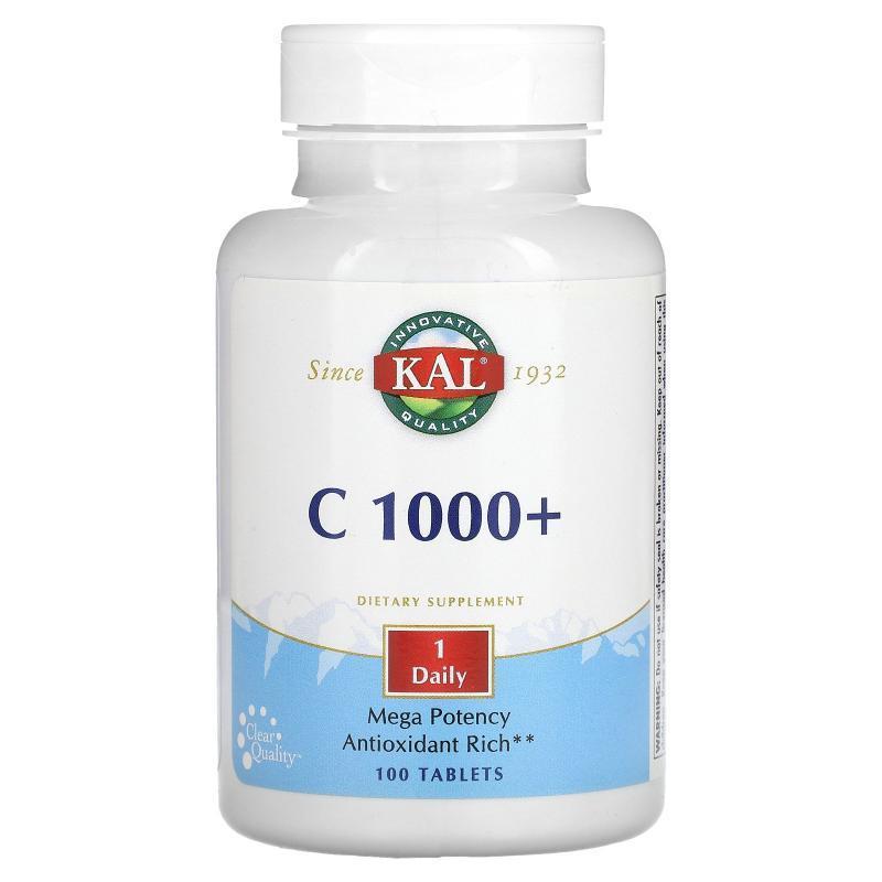 KAL,C 1000+, 100 Tablets