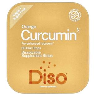 Diso,Curcumin, Orange , 30 Oral Strips