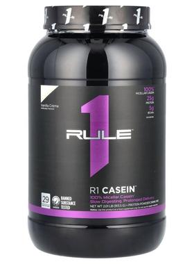 Rule One Proteins,R1 Casein, Protein Powder Drink Mix, Vanil