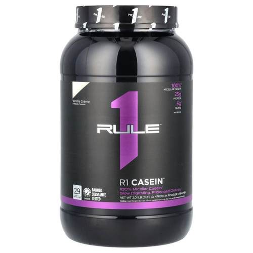 Rule One Proteins,R1 Casein, Protein Powder Drink Mix, Vanil