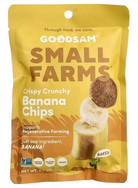 GoodSam PBC,Small Farms™, Crispy Crunchy Chips, Banana