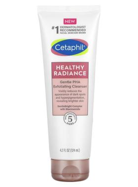 丝塔芙,健康光泽，温和 PHA 去角质洁面乳，4.2 液量盎司（124 毫