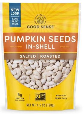 Good Sense,Pumpkin Seeds In-Shell, Salted, Roasted