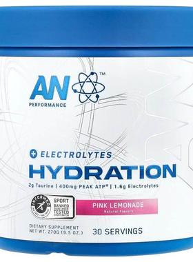 ABE,补水，粉色柠檬水味，9.5 盎司（270 克）