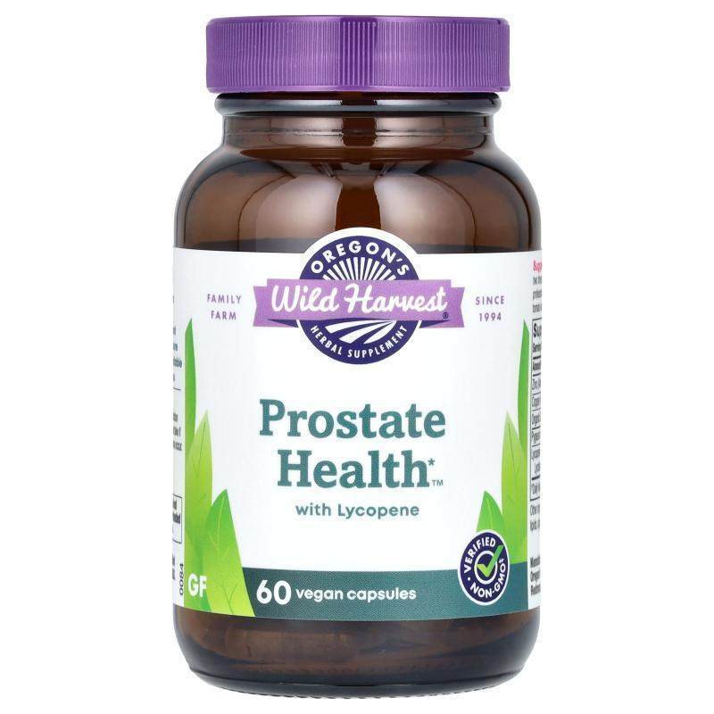 Oregons Wild Harvest,Prostate Health with Lycopene, 60 Vegan