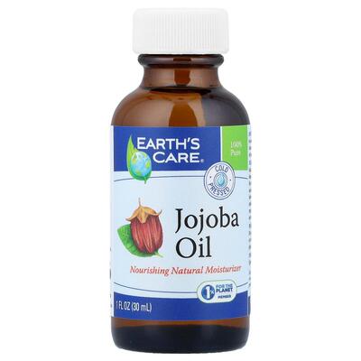 Earth's Care,100% Pure Jojoba Oil, Cold Pressed, 1 fl oz (30