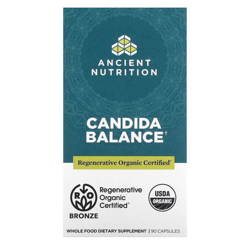 Dr. Axe / Ancient Nutrition,Candida Balance, 90 Capsules