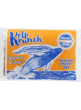 Maine Coast Sea Vegetables,Kelp Krunch, Seaweed Energy Bar,