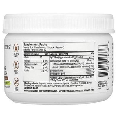 BIOptimizers,Microbiome Breakthrough，益生元 + 益生菌 + 益生