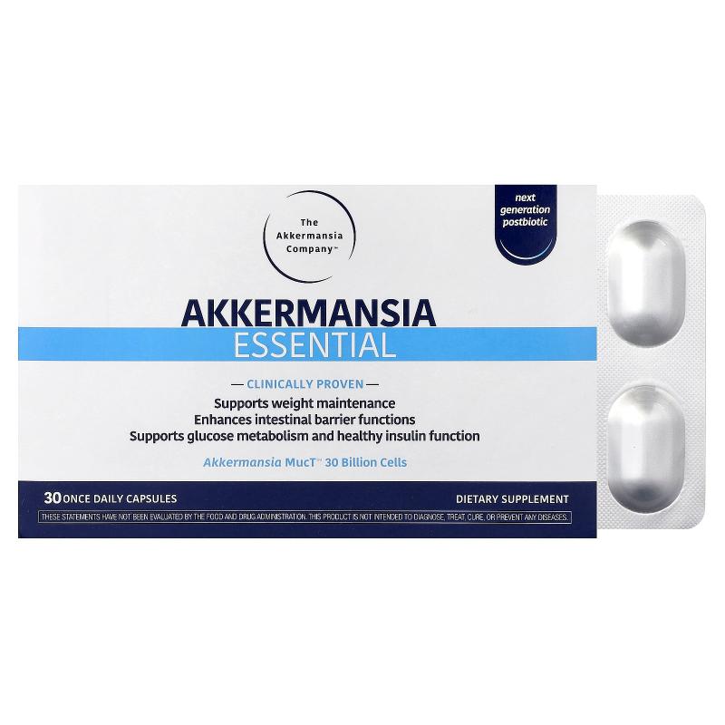 The Akkermansia Company,Akkermansia Essential, 30 Daily Caps