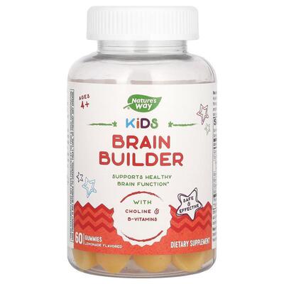 然萃维,Kids Brain Builder，4 岁以上，柠檬水味