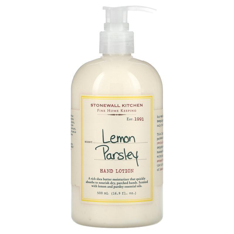 Stonewall Kitchen,Hand Lotion, Lemon Parsley, 16.9 fl oz (50