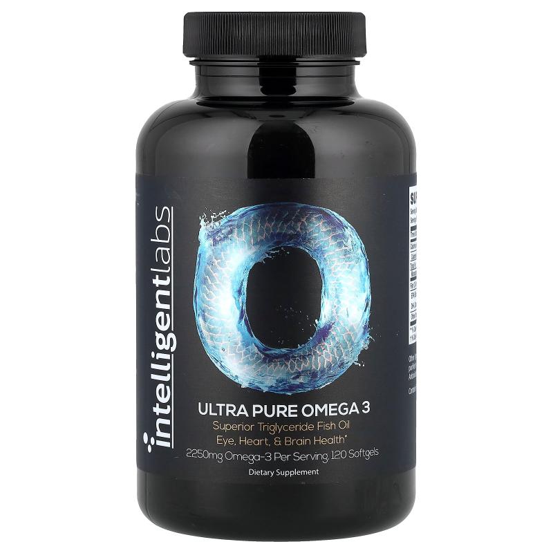 Intelligent Labs,Ultra Pure Omega-3，120 粒软胶囊（每粒软胶