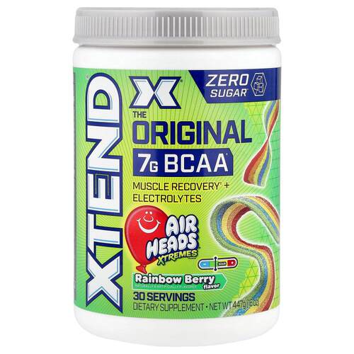 XTEND,The Original 7 G BCAA, Air Heads Extreme Candy® Rainbo