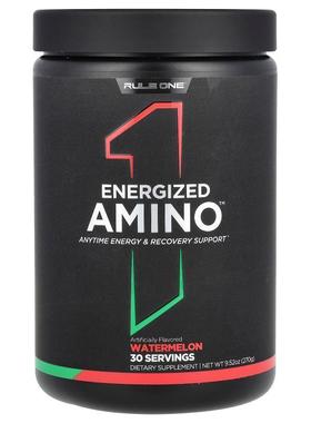Rule One Proteins,Energized Amino, Watermelon, 9.52 oz (270