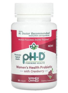 pH-D Feminine Health,Women's Health Probiotic, 30 Count