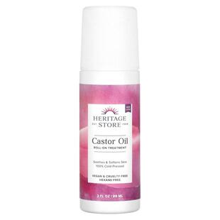 Heritage Store,蓖麻油走珠，3 液量盎司（89 毫升）