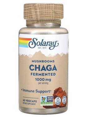 Solaray,Fermented Turkey Tail Mushrooms, 500 mg, 60 VegCaps