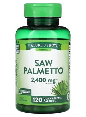 Nature's Truth,Saw Palmeto, 1,200 mg, 120 Quick Release Caps