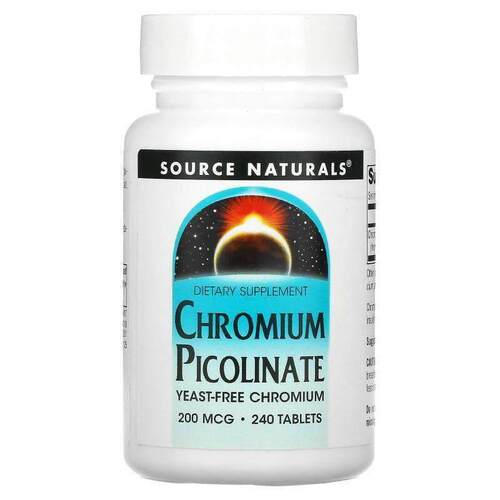 Source Naturals 吡啶甲酸铬焦虑