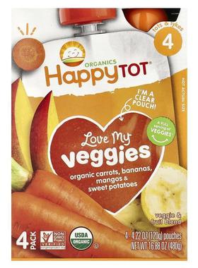 禧贝第4阶段Love My Veggies机香蕉甜菜南瓜和蓝莓