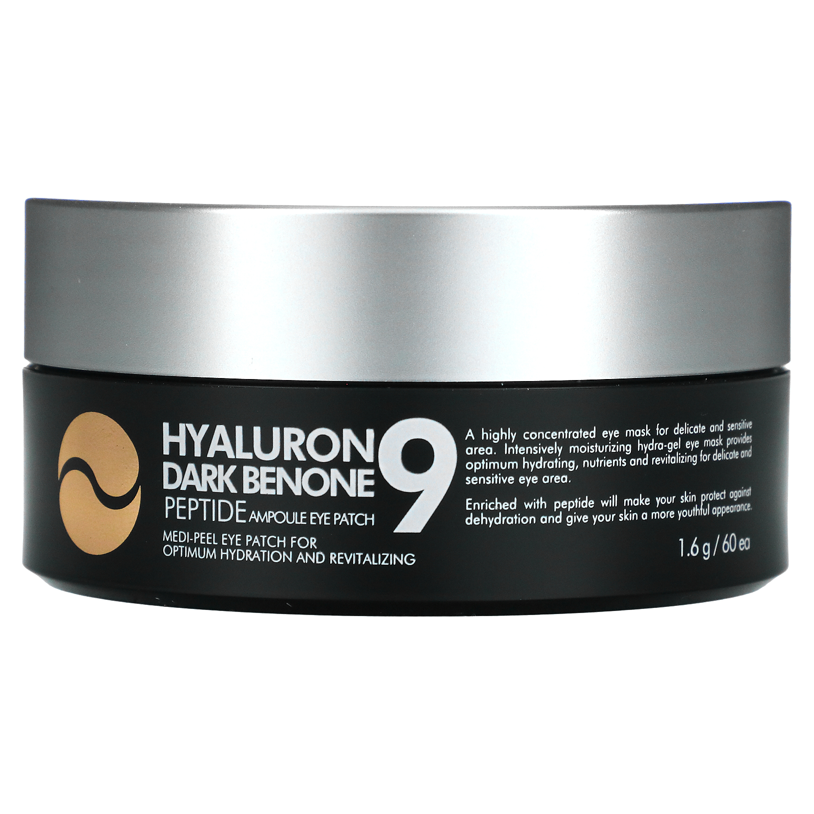 Medi-Peel,Hyaluron Dark Benone 9,肽安瓿眼罩,60 片