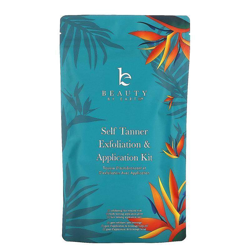 Beauty By Earth,Self Tanner Exfoliation &amp; Applicatio