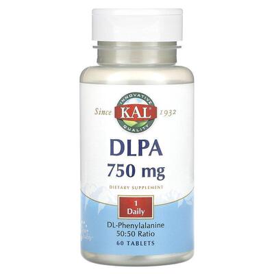 KAL,DLPA, 750 mg, 60 Tablets