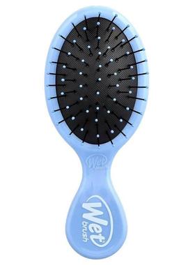 Wet Brush,Mini Detangler, For Wet or Dry Hair, Blue, 1 Brush