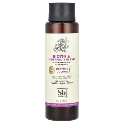 Soapbox,Strengthening Shampoo, Biotin &amp; Superfruit B