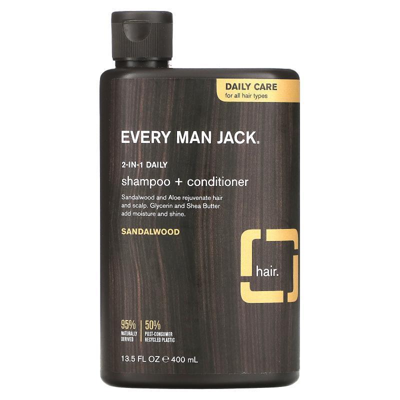 Every Man Jack,2 合 1 丰盈洗发水护发素，适用于正常至稀疏发质