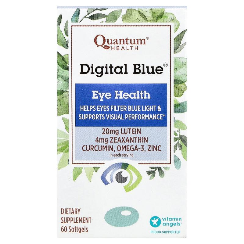 Quantum Health,Digital Blue®, Eye Health, 60 Softgels