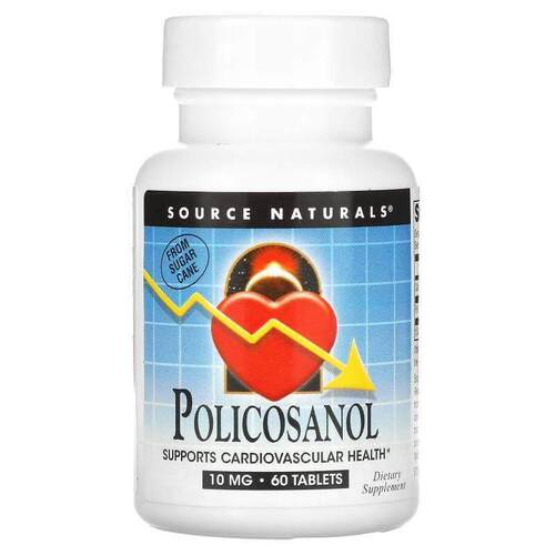 Source Naturals 甘蔗原素片剂脂肪醇辅助降胆