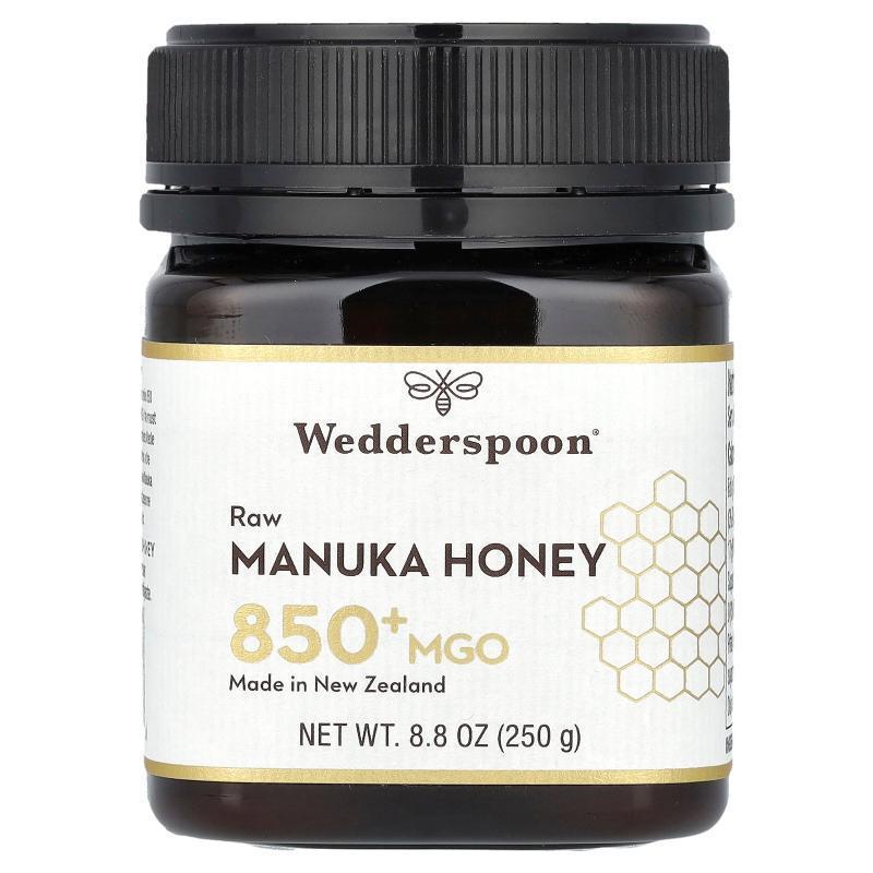 Wedderspoon,Raw Manuka Honey 850+ MGO, 8.8 oz (250 g)