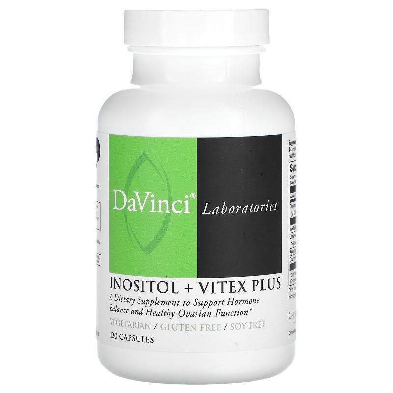 DaVinci Laboratories of Vermont,Inositol + Vitex Plus , 120