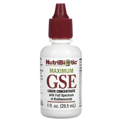 NutriBiotic,Maximum GSE，浓缩液，1 液量盎司（29.5 毫升）